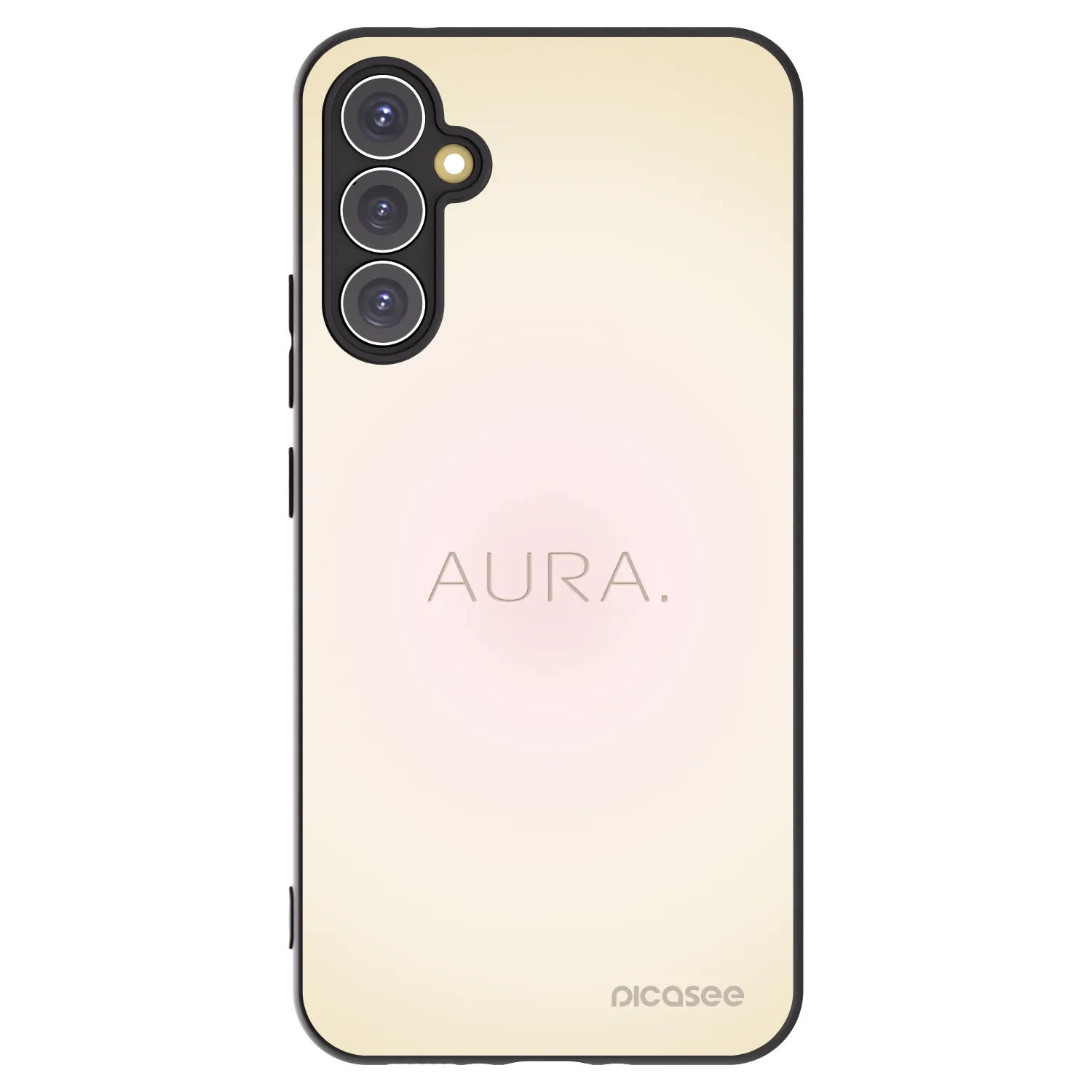 Picasee Μαύρη θήκη σιλικόνης για Samsung Galaxy A34 5G A346B - Aura