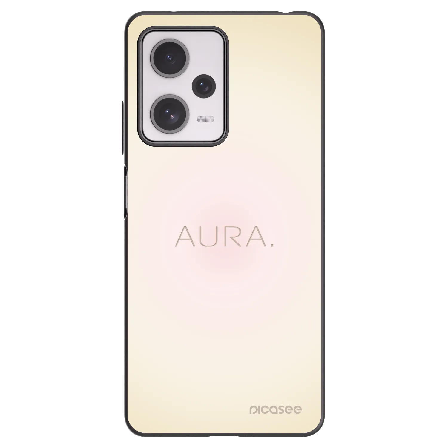 Picasee Μαύρη θήκη σιλικόνης για Xiaomi Redmi Note 12 Pro+ 5G - Aura