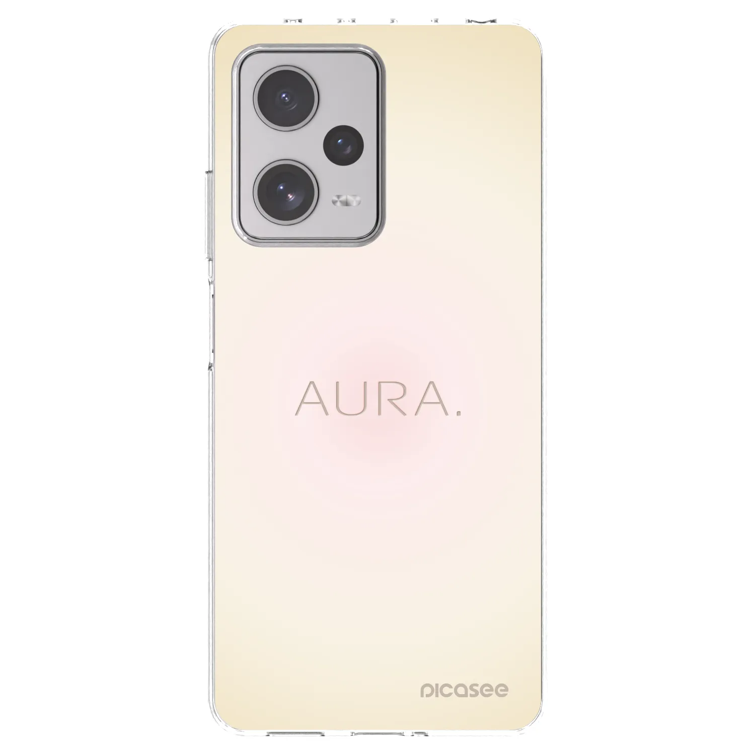 Picasee διαφανής θήκη σιλικόνης Xiaomi Redmi Note 12 Pro+ 5G - Aura