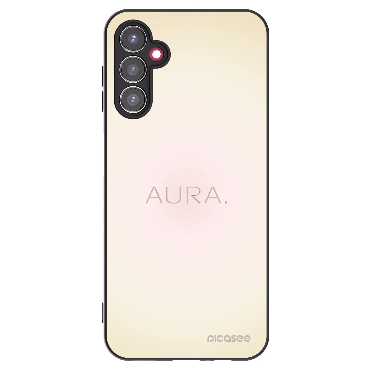 Picasee Μαύρη θήκη σιλικόνης για Samsung Galaxy A14 5G A146P - Aura