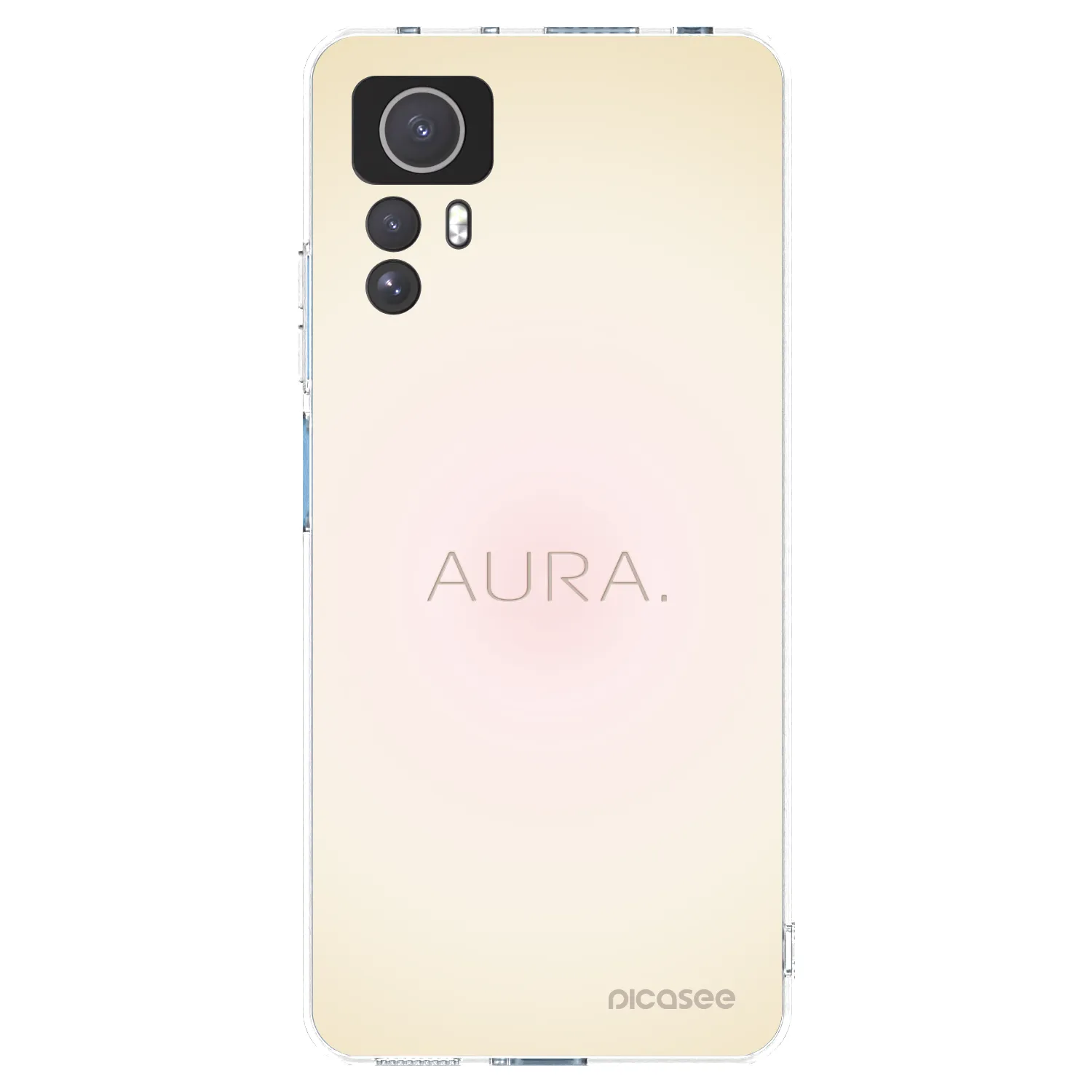 Picasee διαφανής θήκη σιλικόνης Xiaomi Redmi Note 12S - Aura