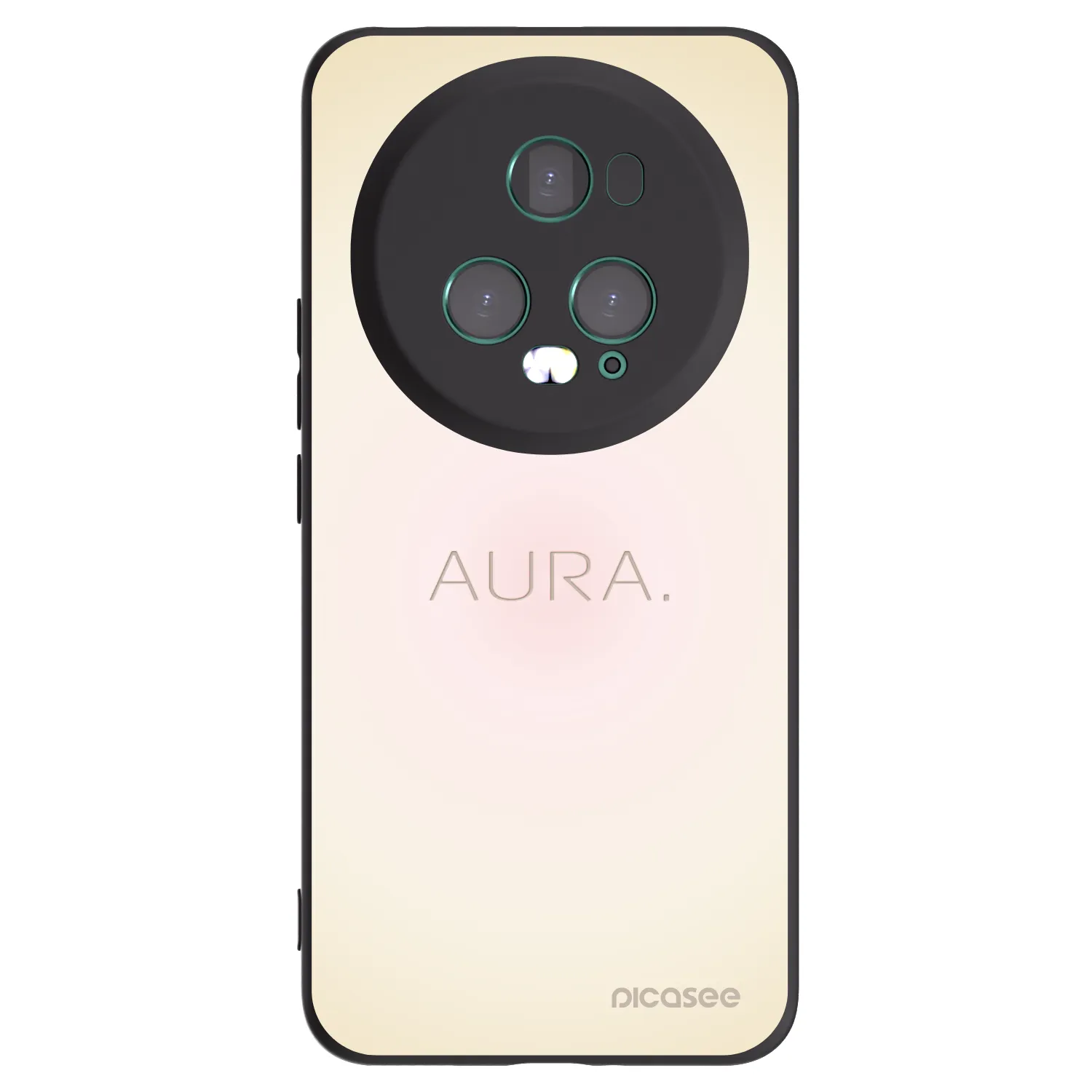 Picasee Μαύρη θήκη σιλικόνης για Honor Magic5 Pro - Aura