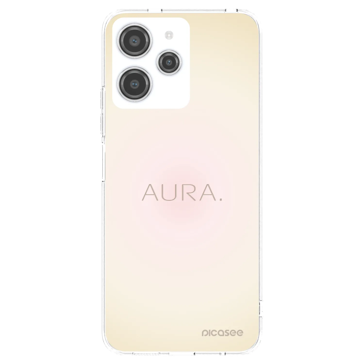 Picasee διαφανής θήκη σιλικόνης Xiaomi Redmi 12 4G - Aura