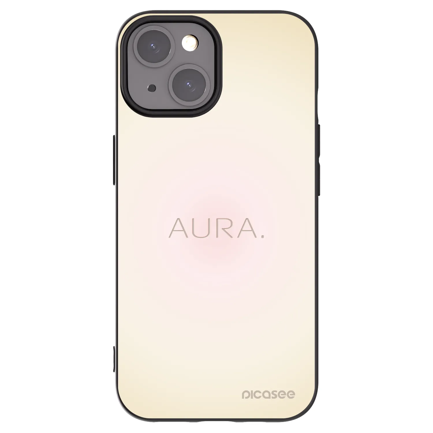 Picasee Μαύρη θήκη σιλικόνης για Apple iPhone 15 - Aura