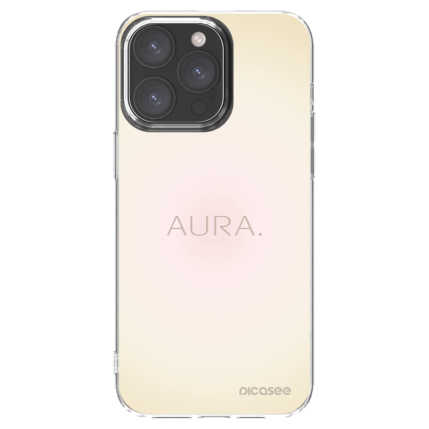 Picasee διαφανής θήκη σιλικόνης Apple iPhone 15 Pro Max - Aura