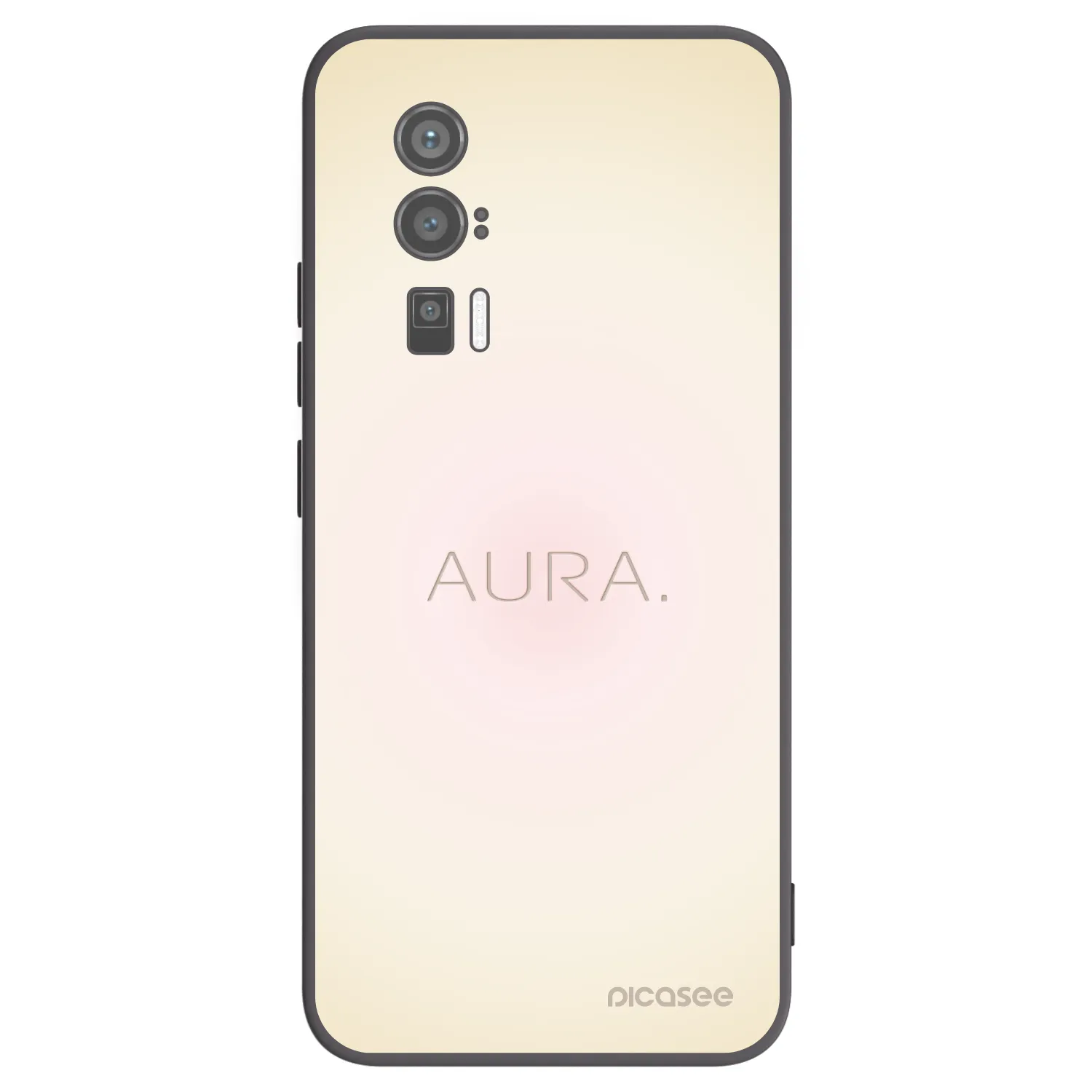 Picasee Μαύρη θήκη σιλικόνης για Xiaomi Poco F5 Pro 5G - Aura