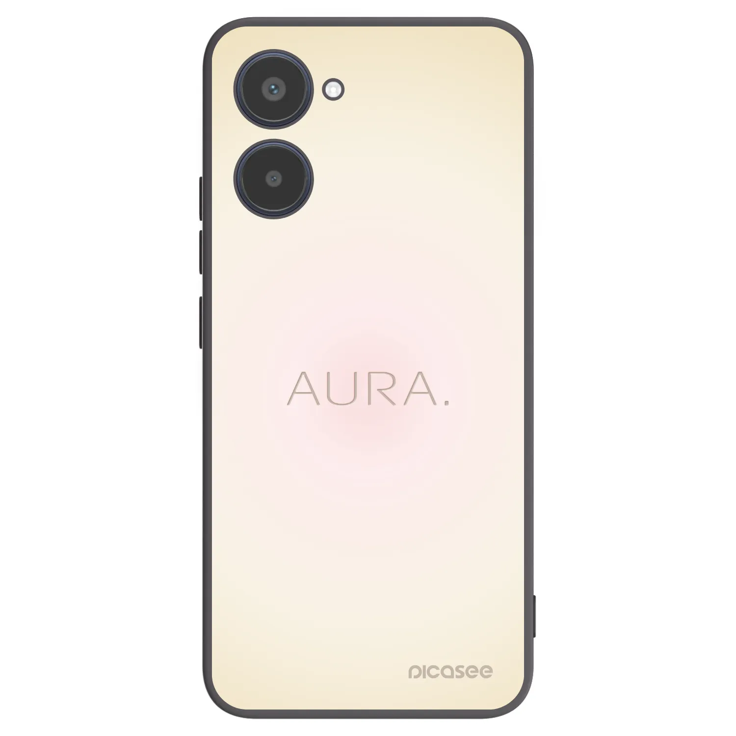 Picasee Μαύρη θήκη σιλικόνης για Realme 10 4G - Aura