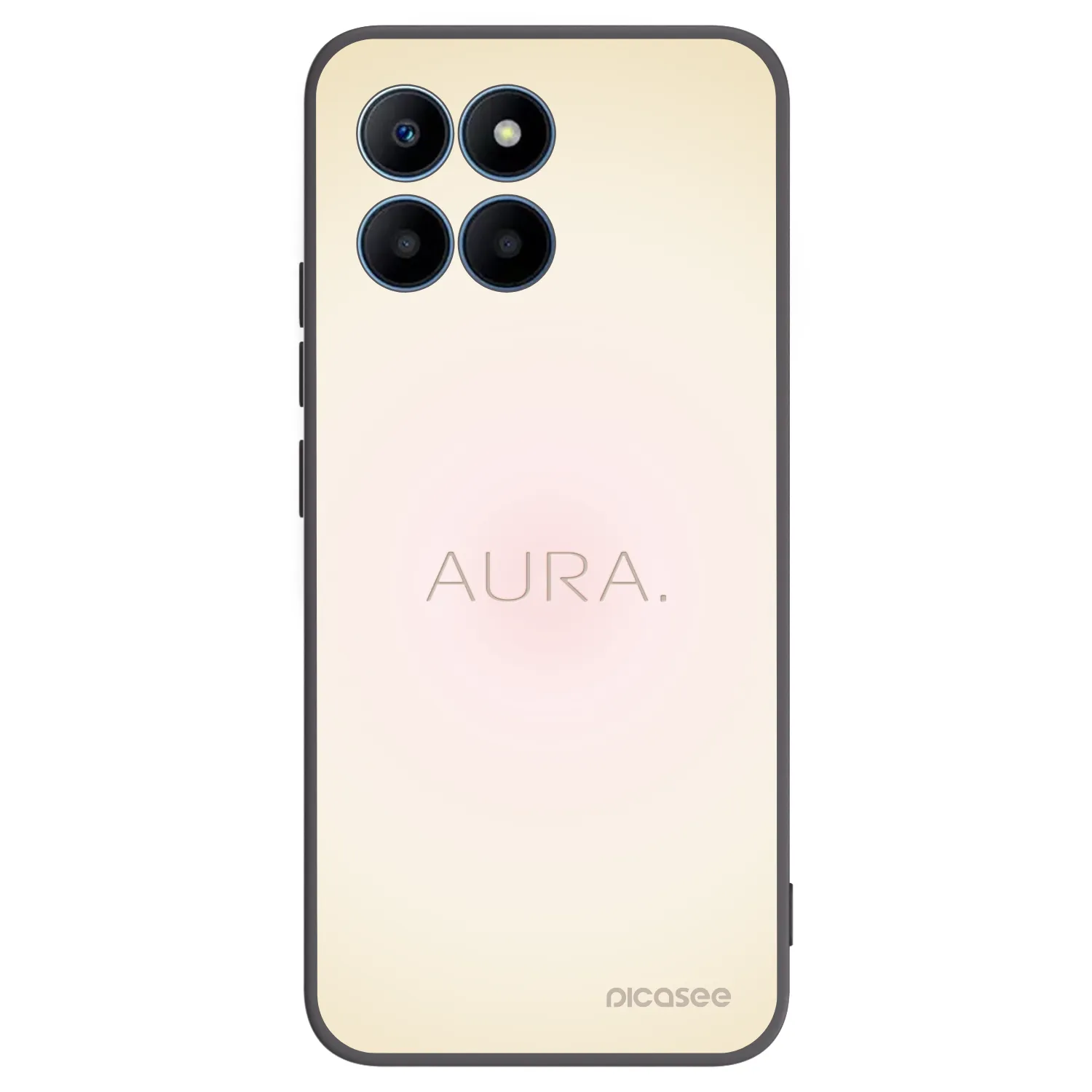 Picasee Μαύρη θήκη σιλικόνης για Honor 70 Lite - Aura