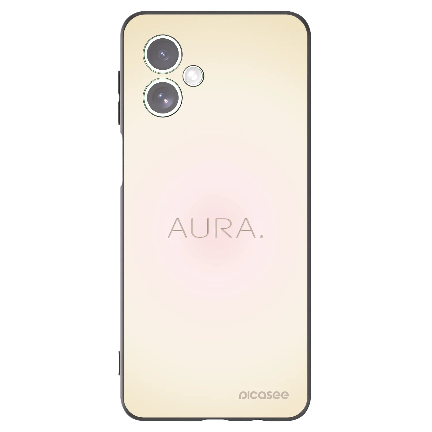 Picasee Μαύρη θήκη σιλικόνης για Motorola Moto G54 5G - Aura