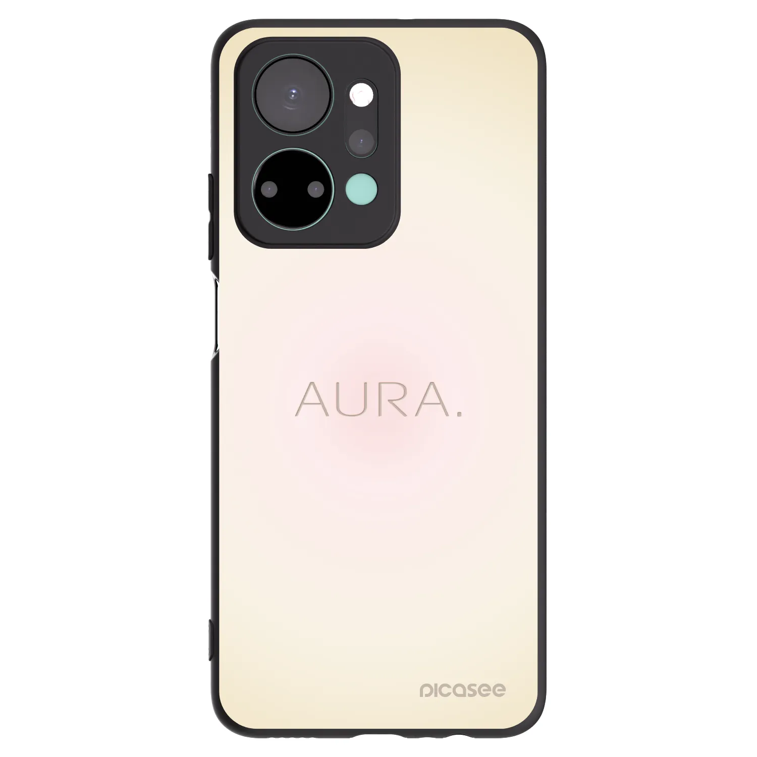 Picasee Μαύρη θήκη σιλικόνης για Honor X7a - Aura