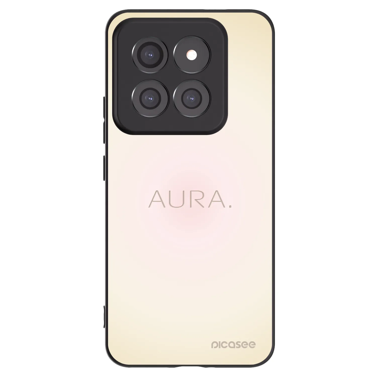 Picasee Μαύρη θήκη σιλικόνης για Xiaomi 14 Pro - Aura
