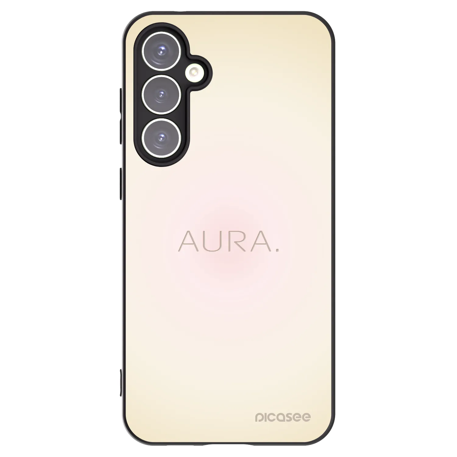 Picasee Μαύρη θήκη σιλικόνης για Samsung Galaxy S23 FE S711B - Aura