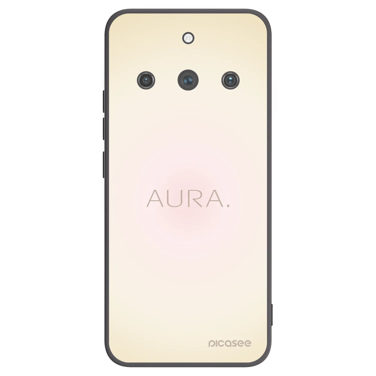 Picasee Μαύρη θήκη σιλικόνης για Realme 11 Pro+ - Aura