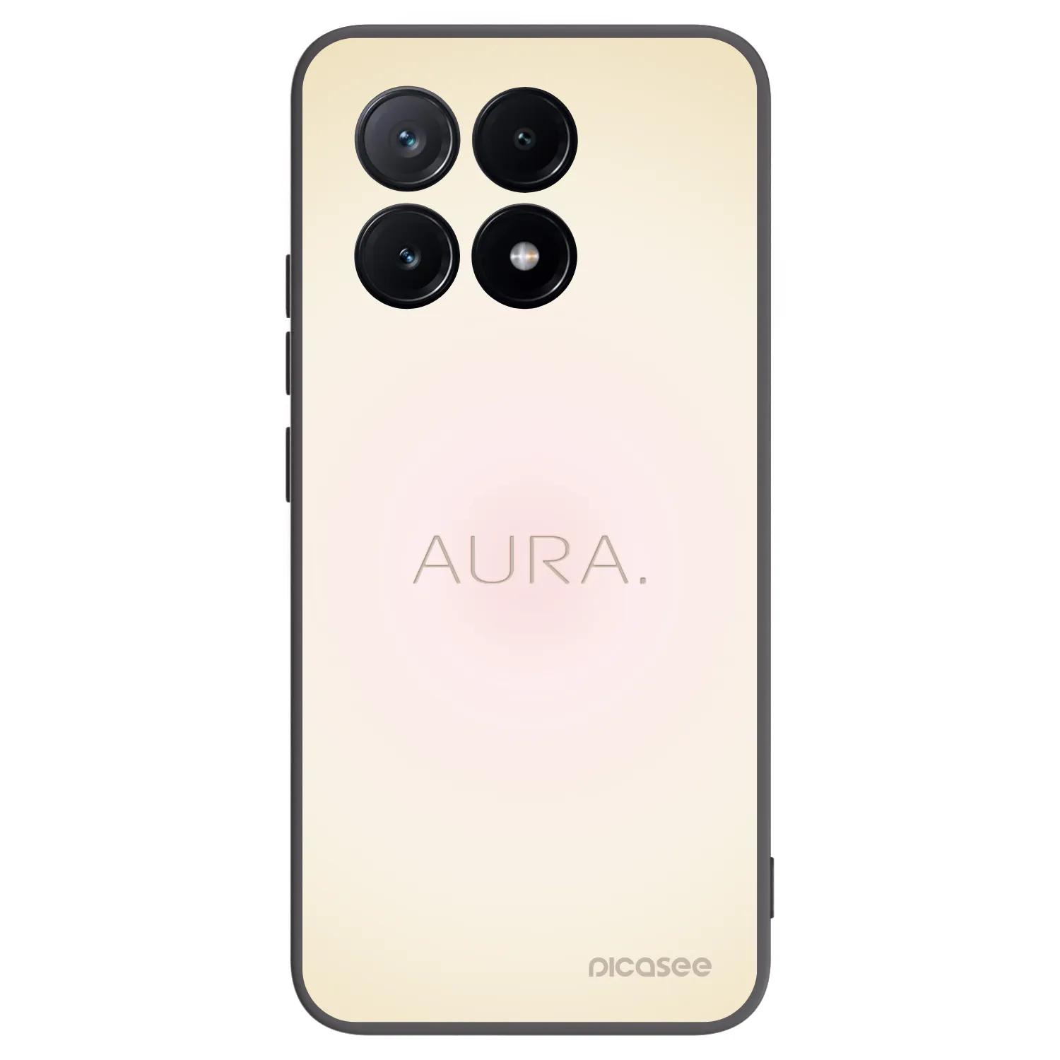 Picasee Μαύρη θήκη σιλικόνης για Xiaomi Poco X6 Pro - Aura