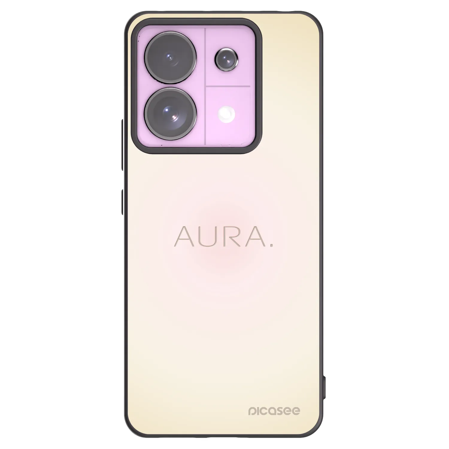Picasee Μαύρη θήκη σιλικόνης για Xiaomi Redmi Note 13 Pro 5G - Aura