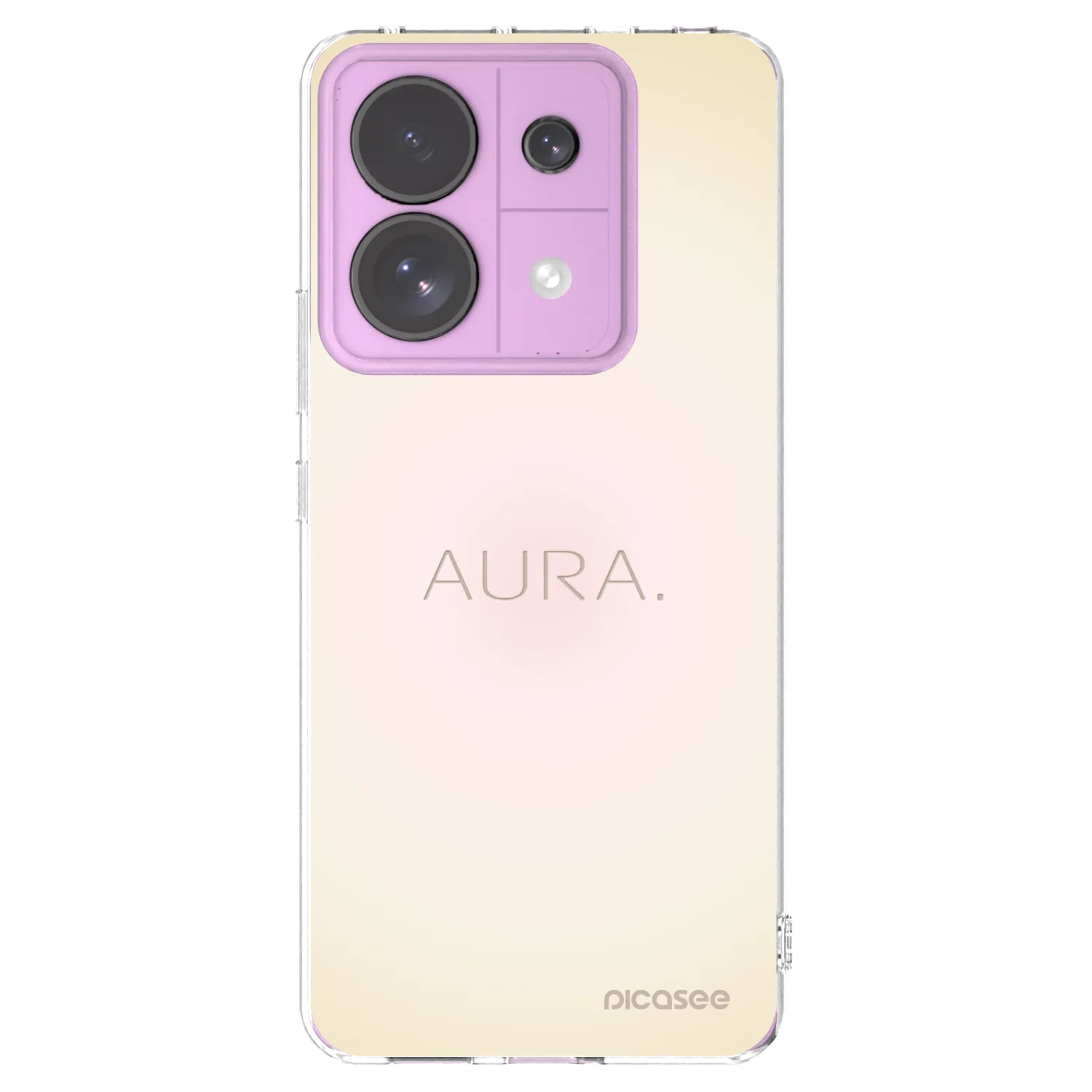 Picasee διαφανής θήκη σιλικόνης Xiaomi Redmi Note 13 Pro 5G - Aura