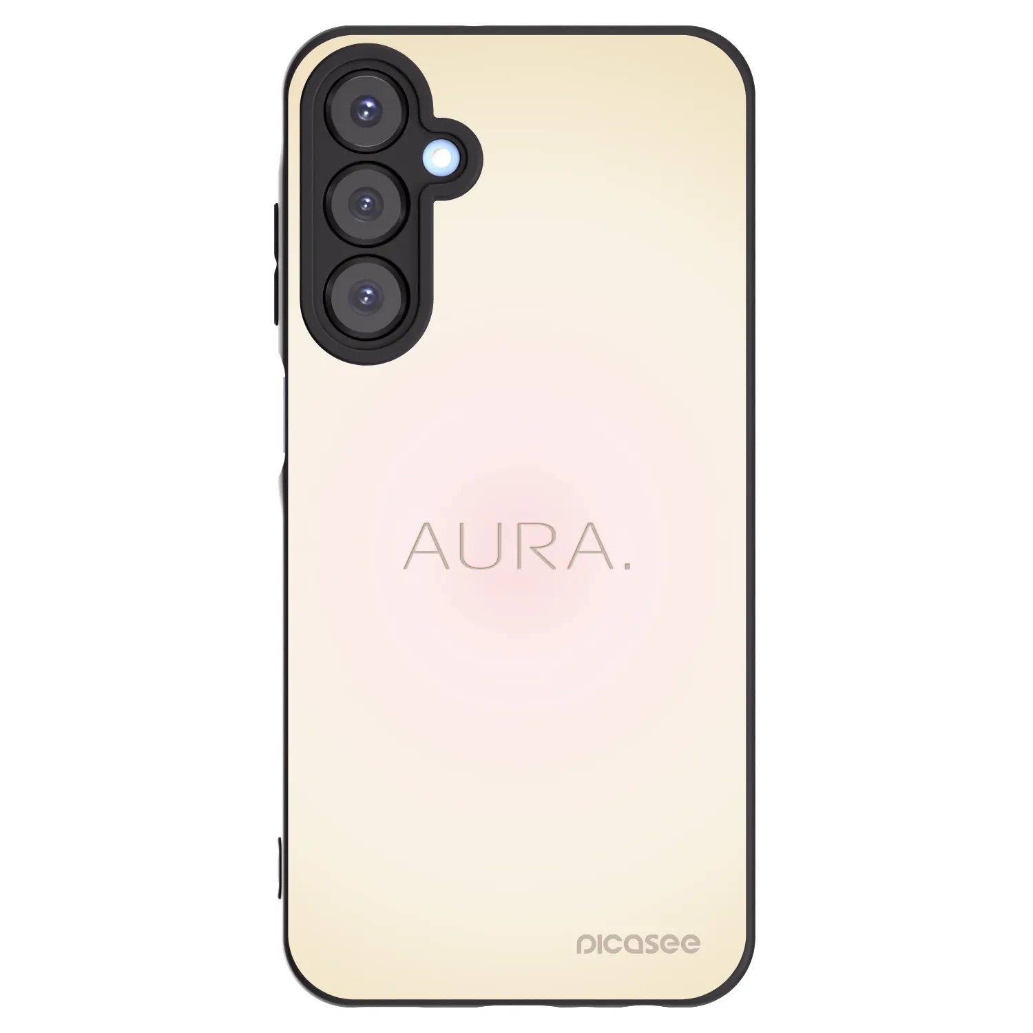 Picasee Μαύρη θήκη σιλικόνης για Samsung Galaxy A25 A256B 5G - Aura