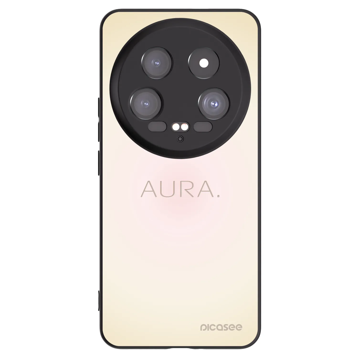 Picasee Μαύρη θήκη σιλικόνης για Xiaomi 14 Ultra - Aura