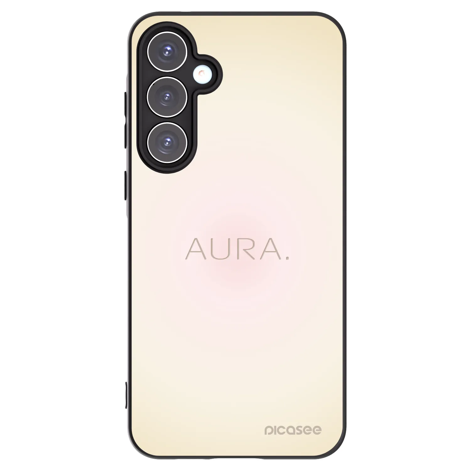 Picasee Μαύρη θήκη σιλικόνης για Samsung Galaxy A55 5G A556B - Aura