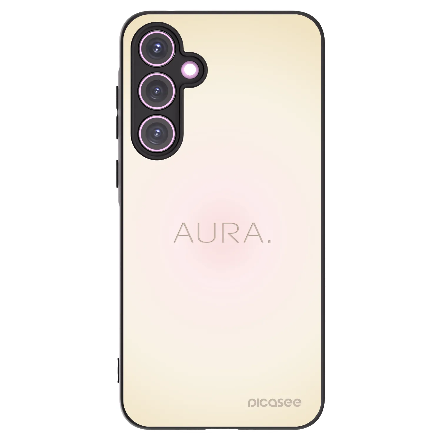 Picasee Μαύρη θήκη σιλικόνης για Samsung Galaxy A35 5G A356B - Aura