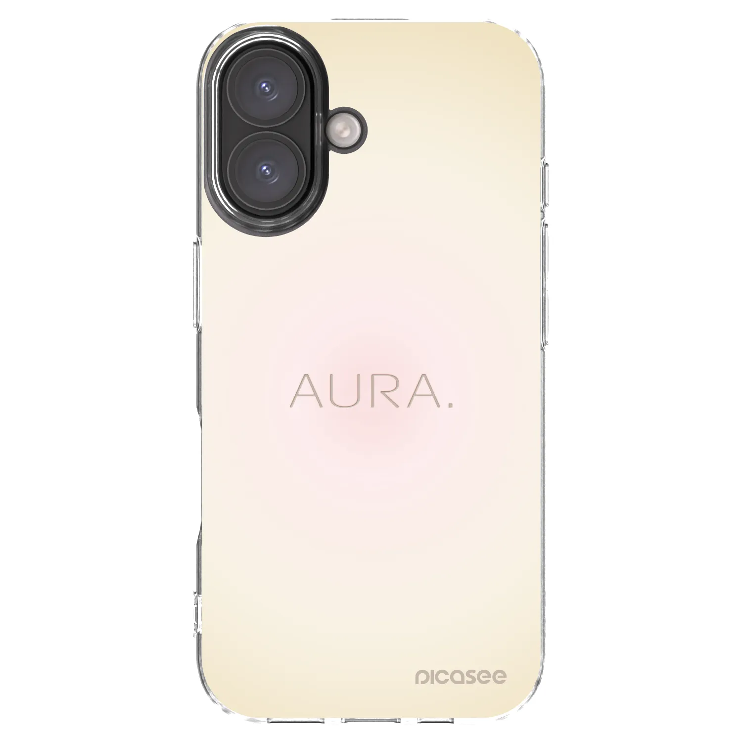 Picasee διαφανής θήκη σιλικόνης Apple iPhone 16 - Aura
