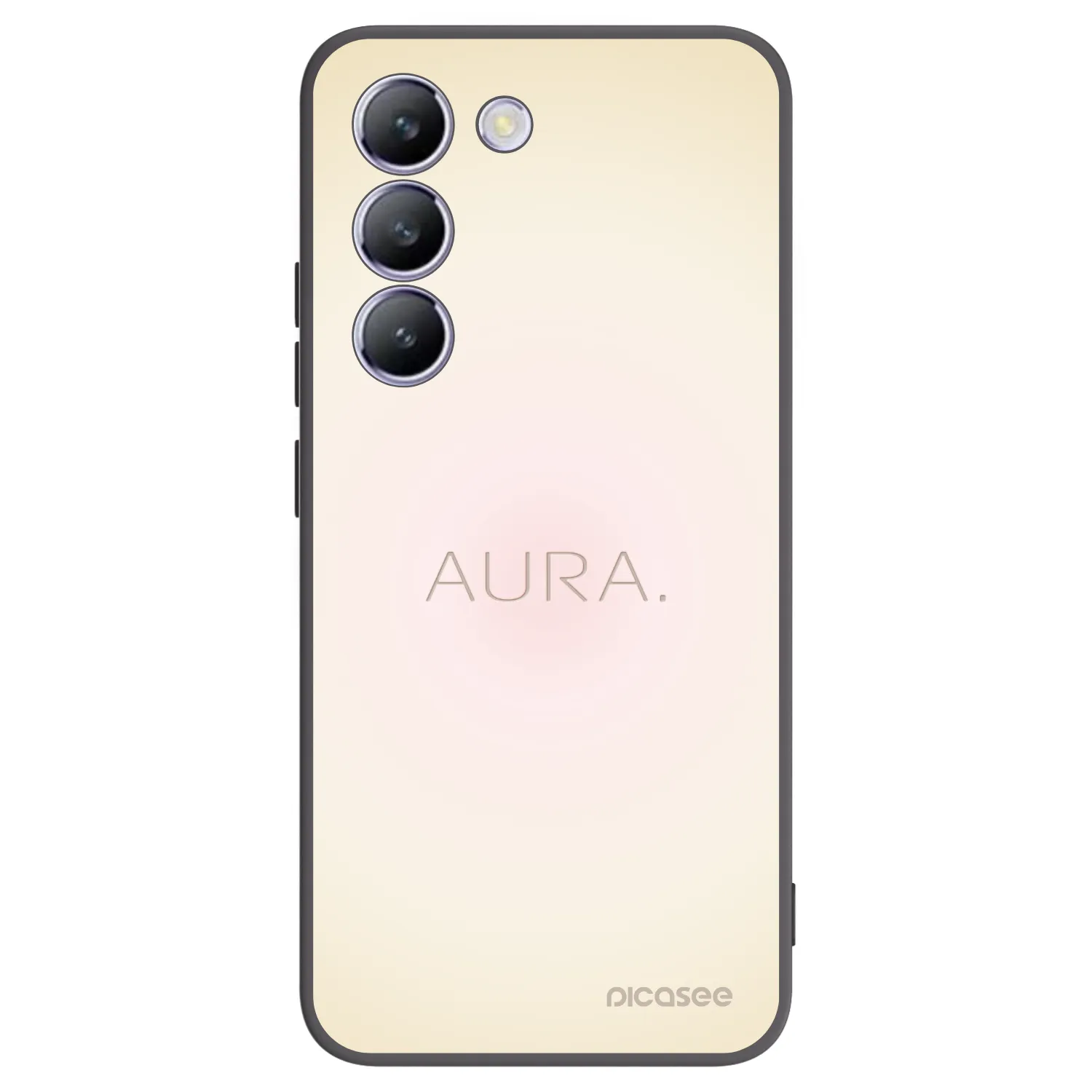 Picasee Μαύρη θήκη σιλικόνης για Vivo V40 SE 5G - Aura