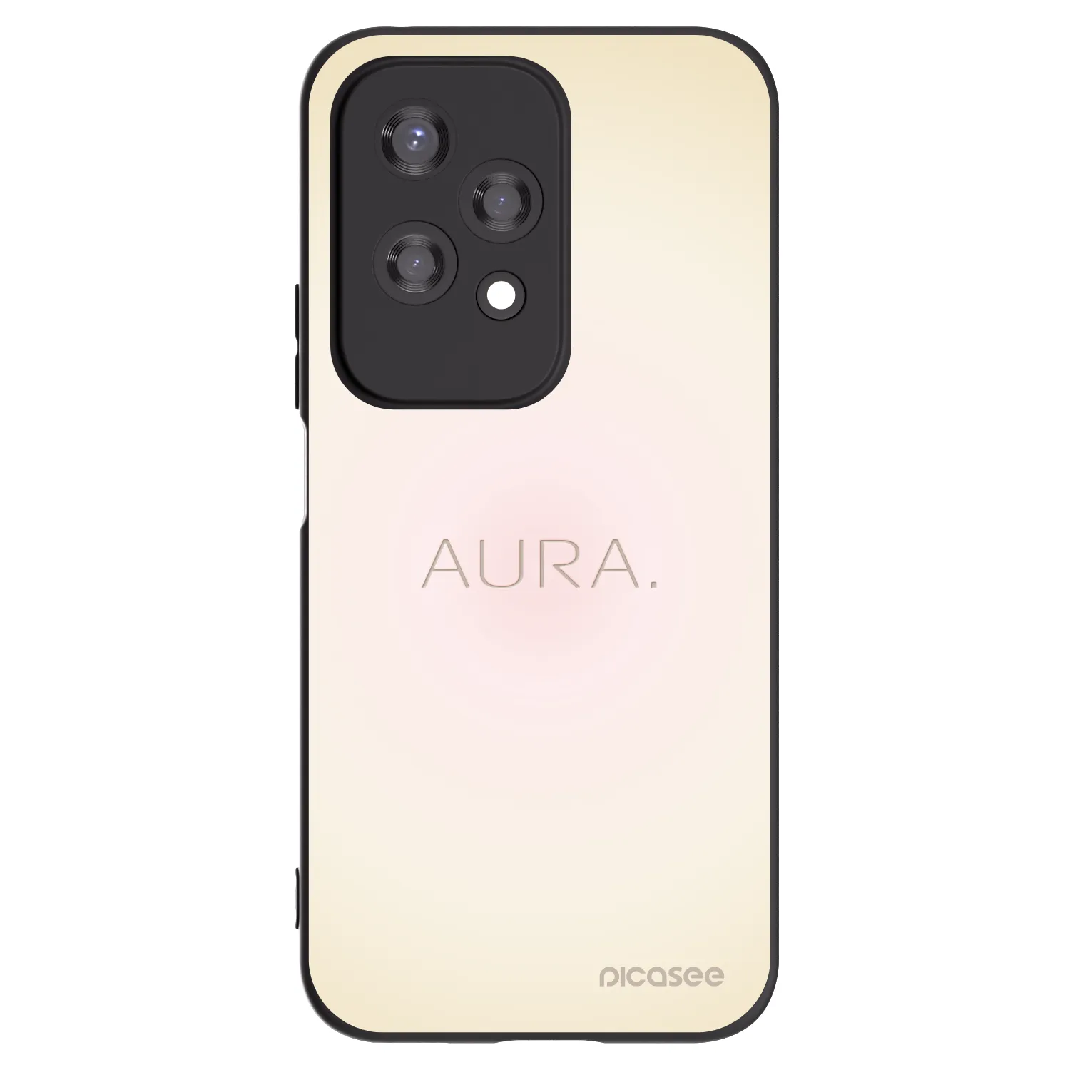 Picasee Μαύρη θήκη σιλικόνης για Honor 200 Lite - Aura