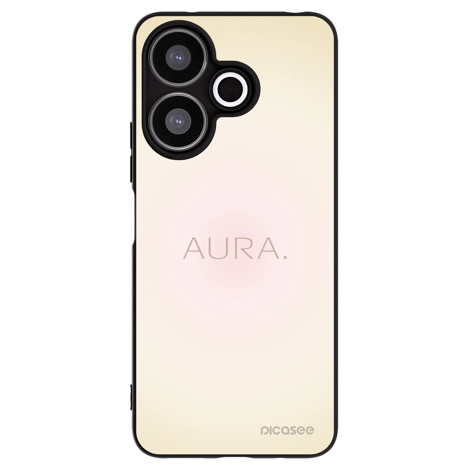 Picasee Μαύρη θήκη σιλικόνης για Xiaomi Redmi 13 4G - Aura