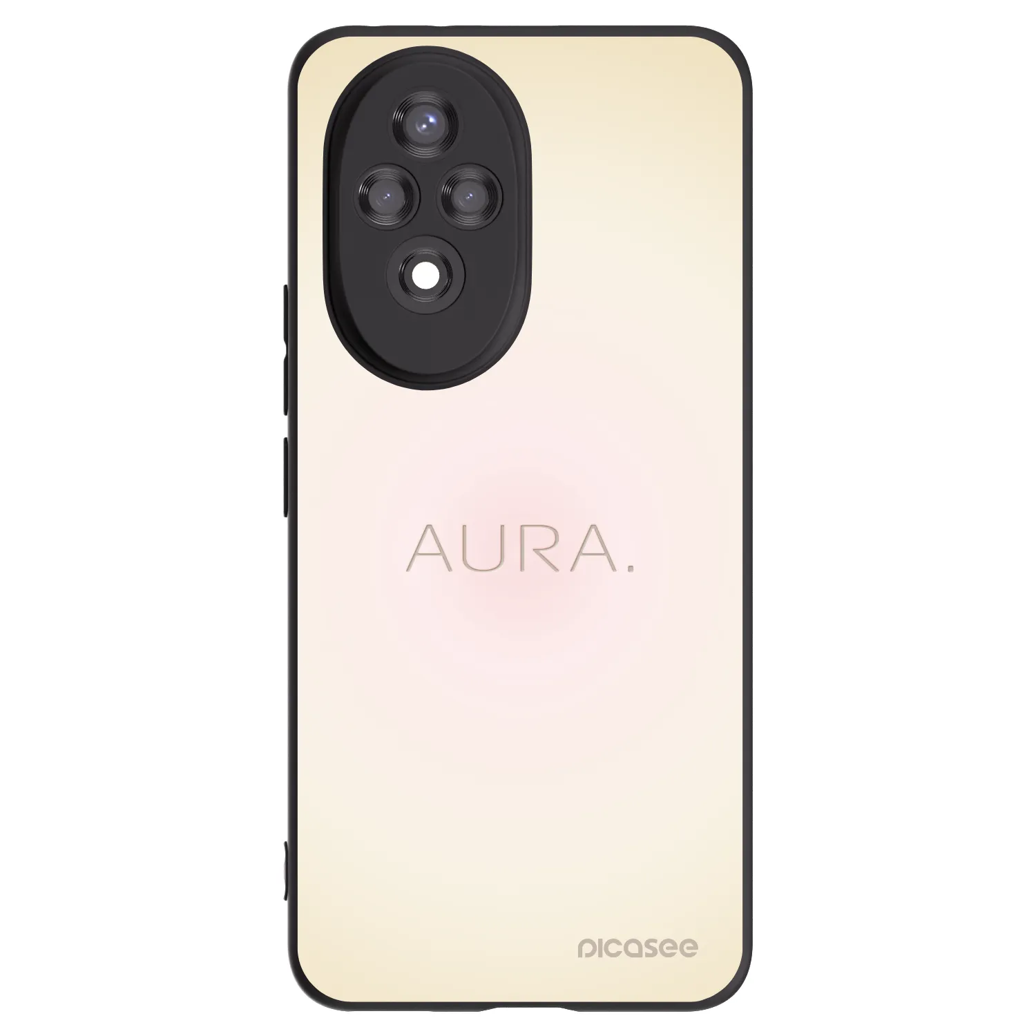 Picasee Μαύρη θήκη σιλικόνης για Honor 200 Pro 5G - Aura