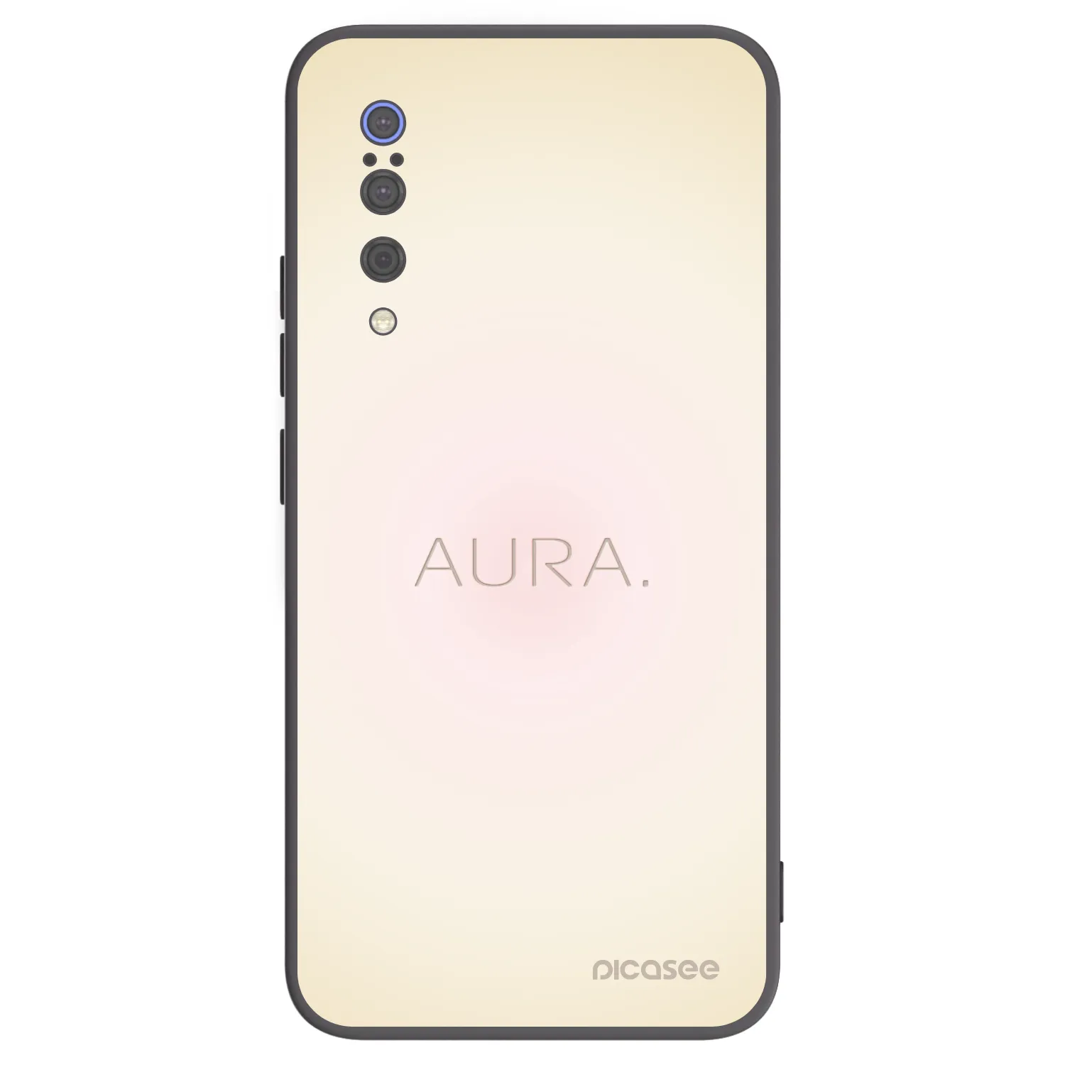 Picasee Μαύρη θήκη σιλικόνης για Xiaomi Mi 9 - Aura