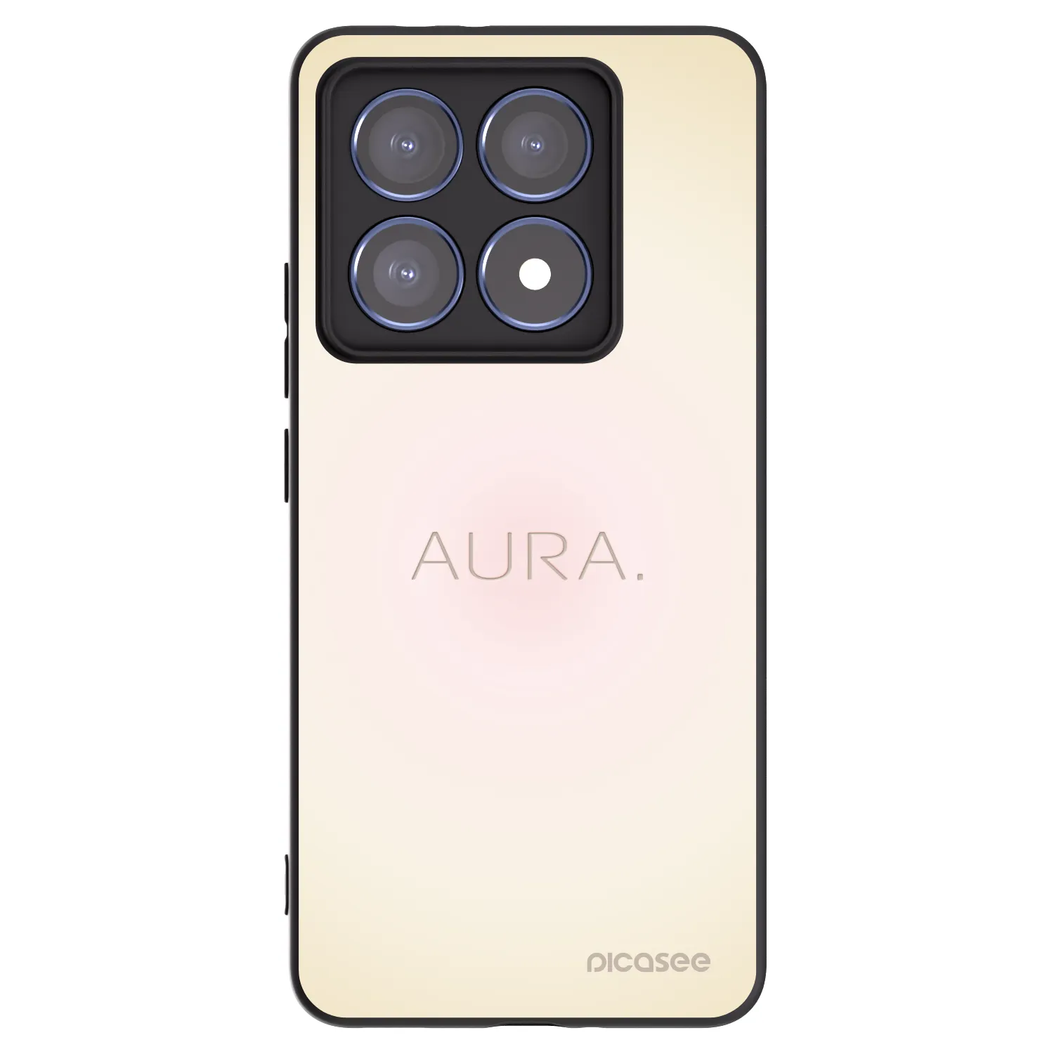 Picasee Μαύρη θήκη σιλικόνης για Xiaomi 14T Pro - Aura