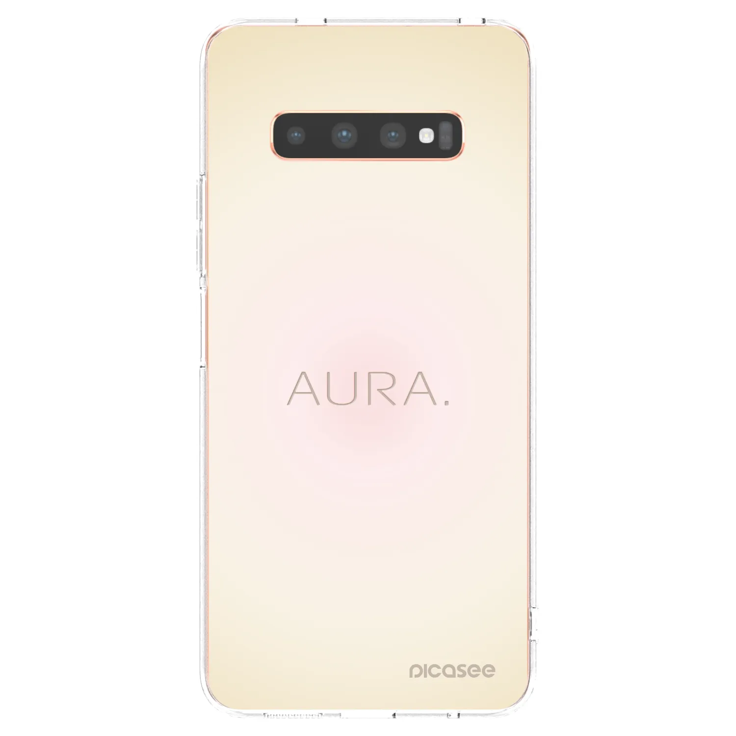 Picasee διαφανής θήκη σιλικόνης Samsung Galaxy S10 Plus G975 - Aura