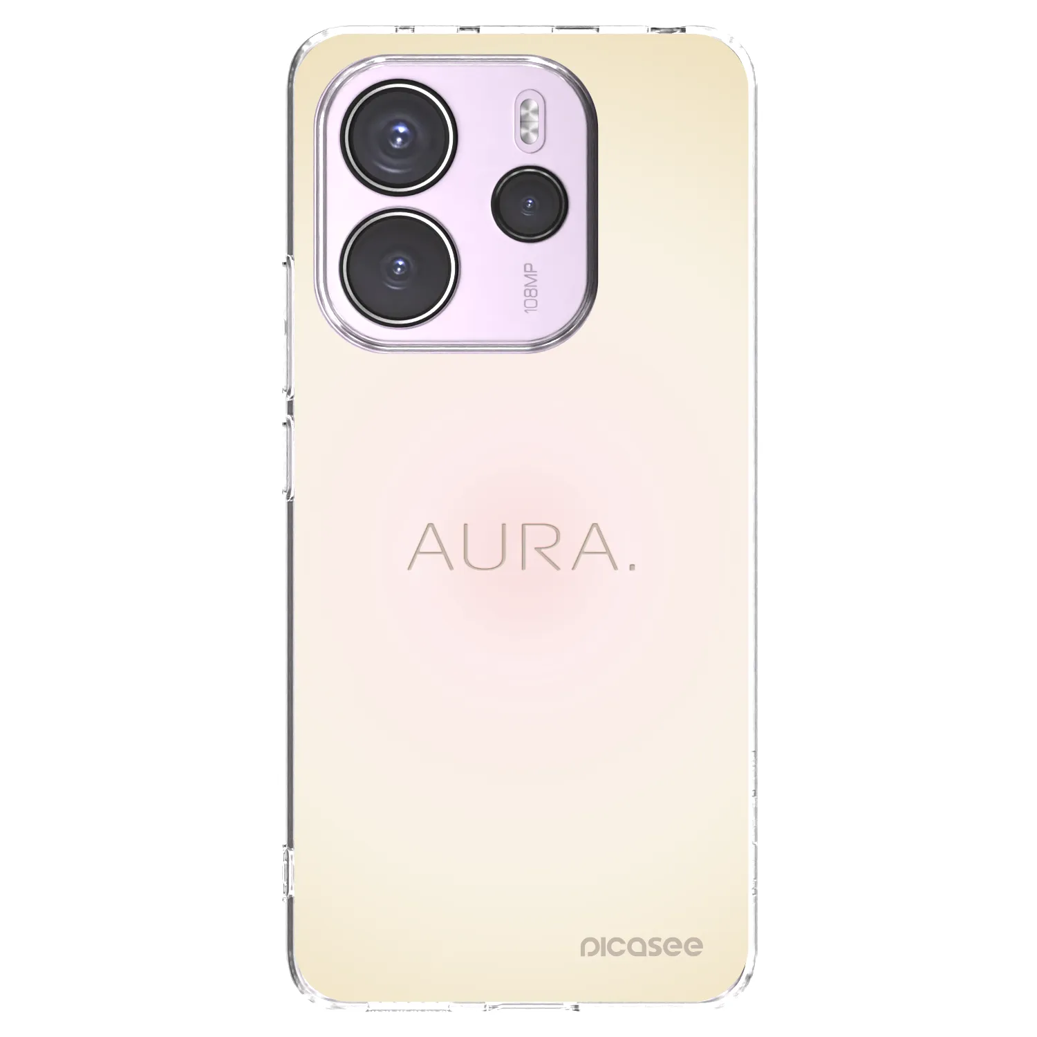 Picasee διαφανής θήκη σιλικόνης Xiaomi Redmi Note 14 4G - Aura