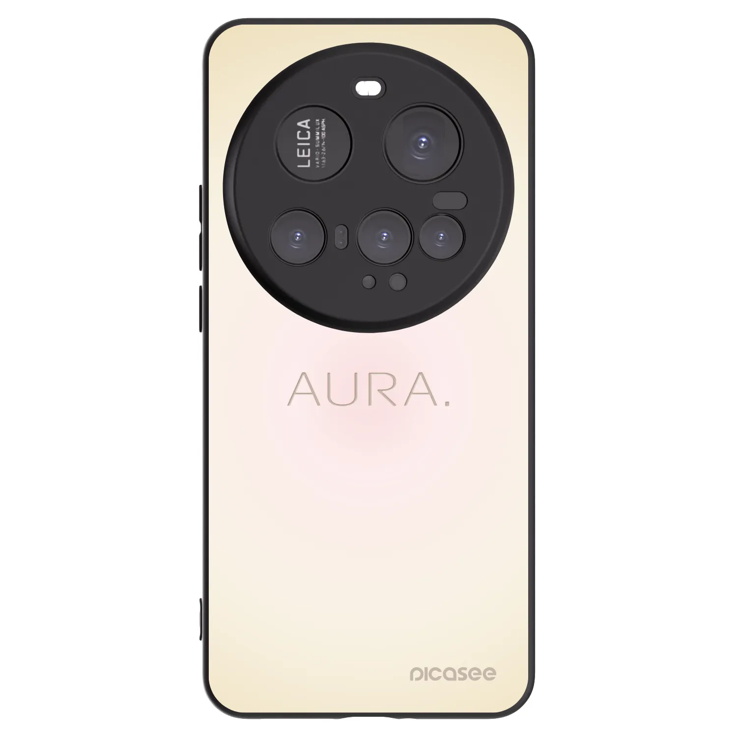 Picasee Μαύρη θήκη σιλικόνης για Xiaomi 15 Ultra - Aura