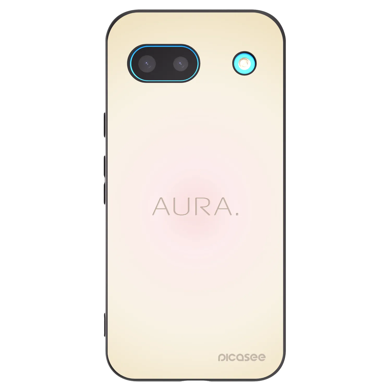 Picasee Μαύρη θήκη σιλικόνης για Google Pixel 8a - Aura