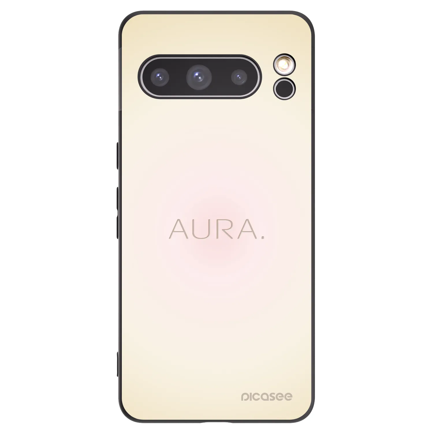 Picasee Μαύρη θήκη σιλικόνης για Google Pixel 8 Pro - Aura