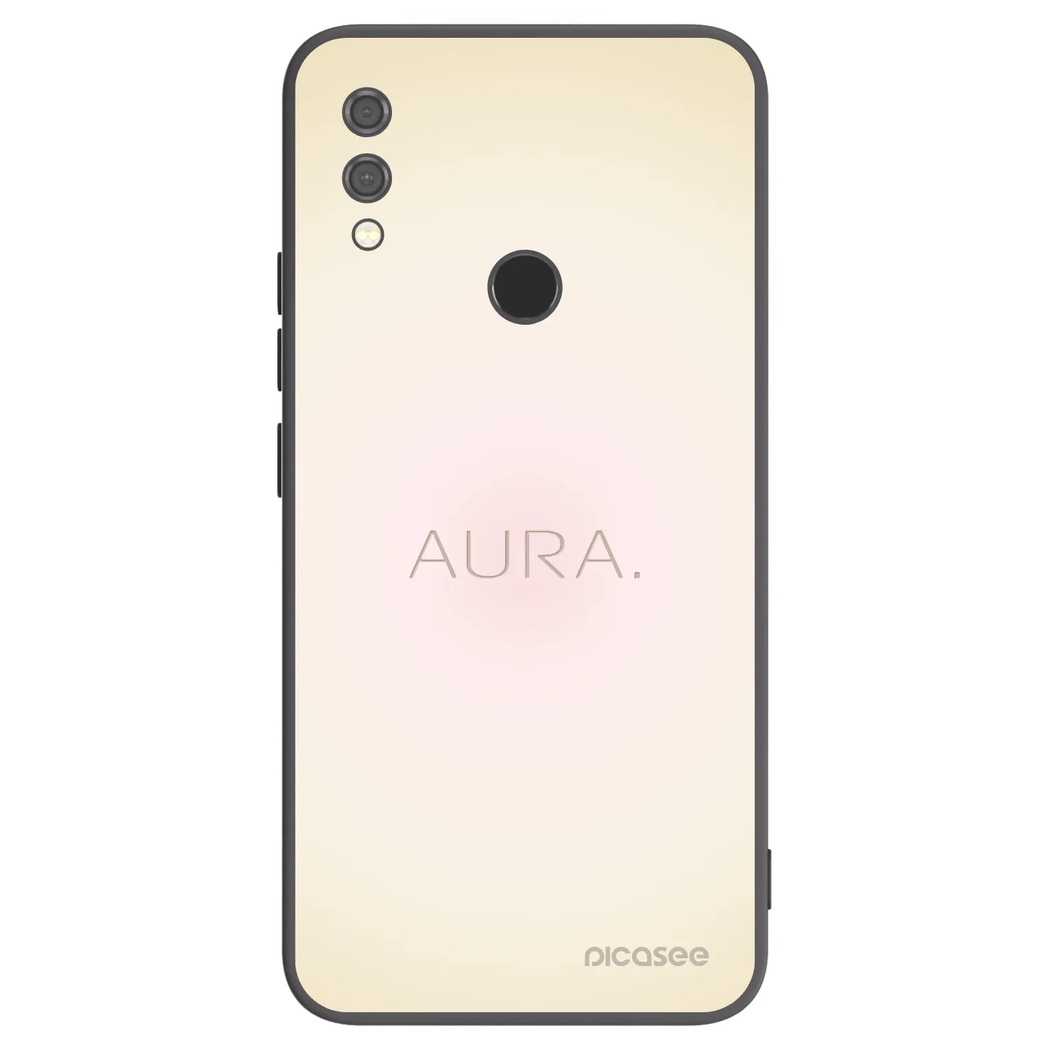 Picasee Μαύρη θήκη σιλικόνης για Xiaomi Redmi Note 7 - Aura
