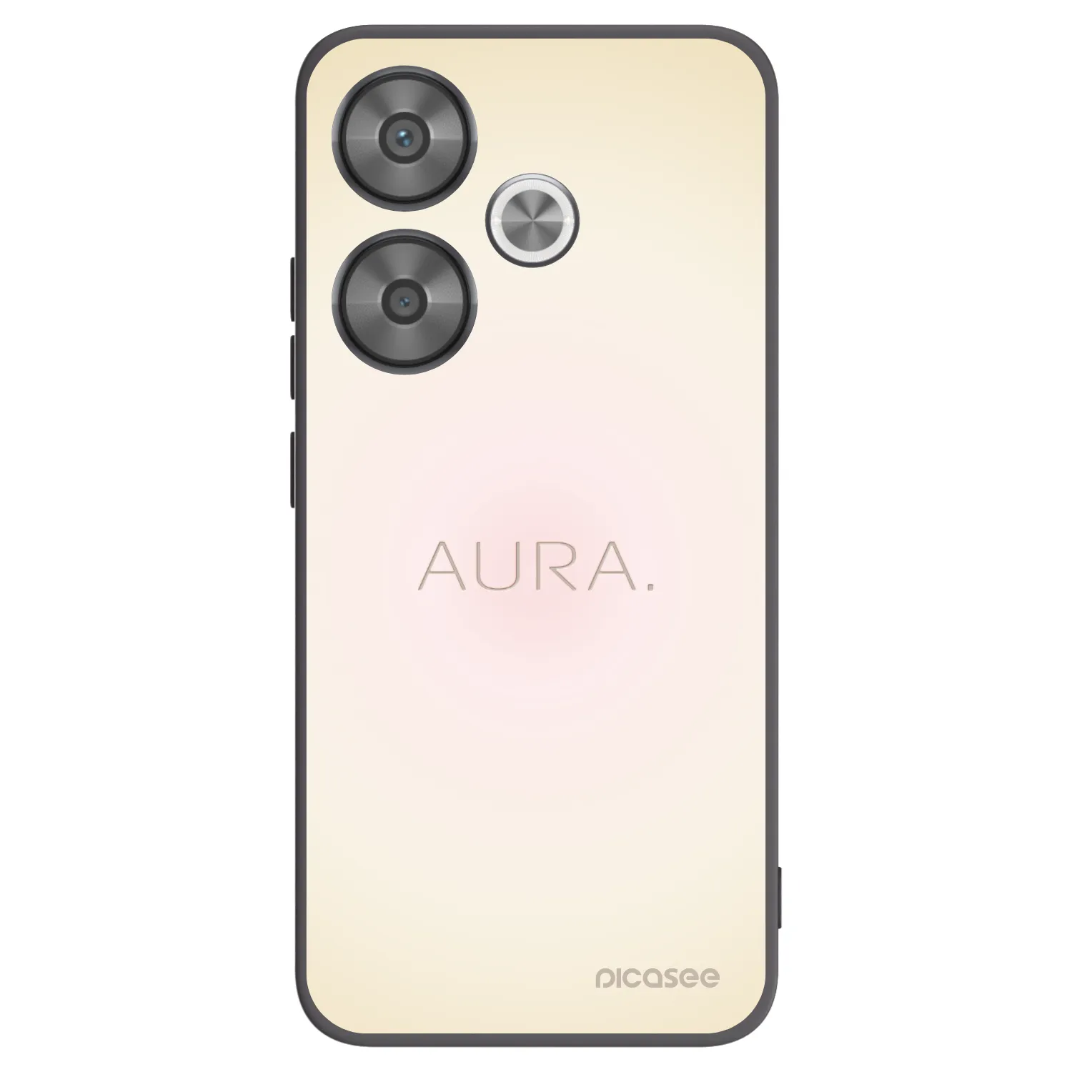 Picasee Μαύρη θήκη σιλικόνης για Xiaomi Poco F6 - Aura