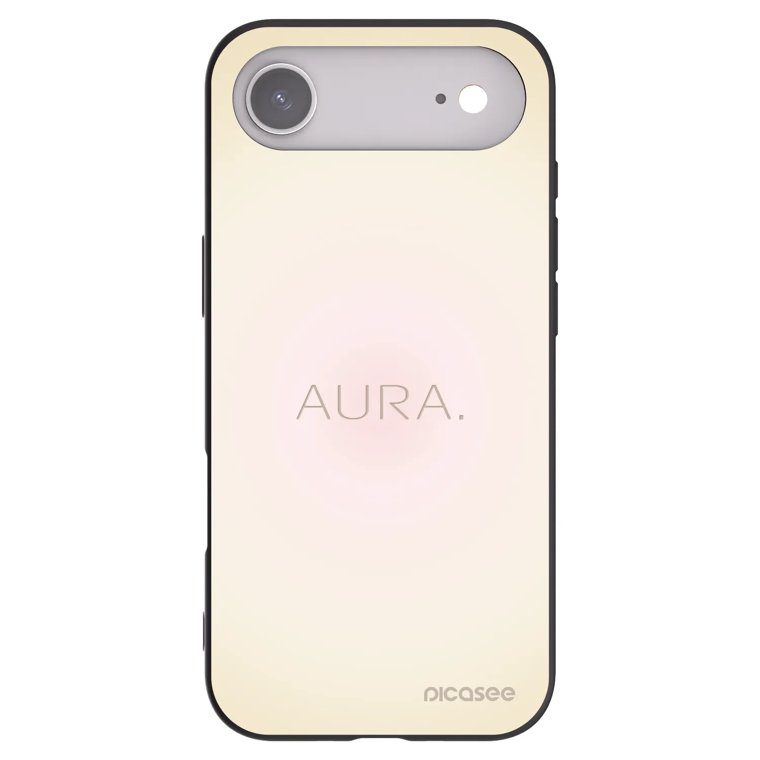 Picasee Μαύρη θήκη σιλικόνης για Apple iPhone Air - Aura
