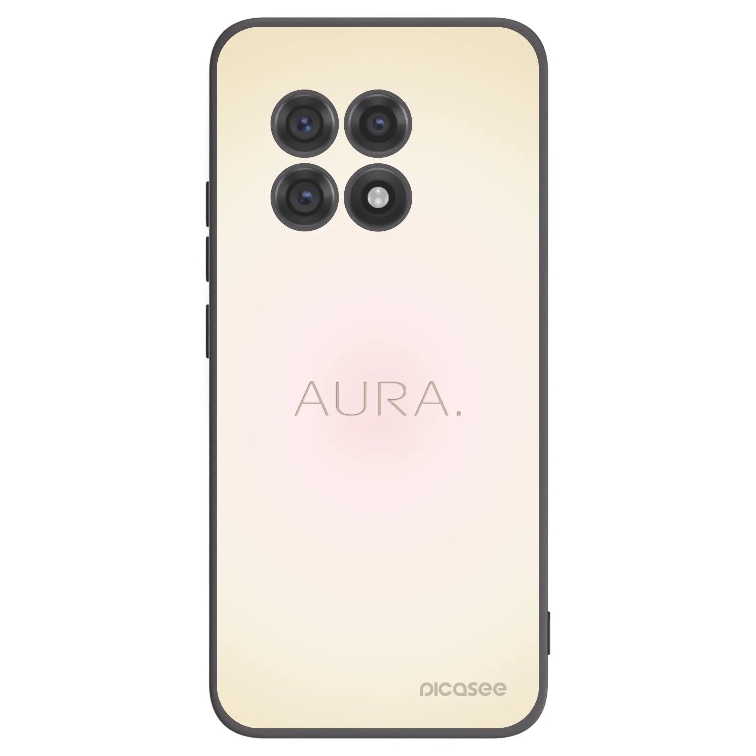 Picasee Μαύρη θήκη σιλικόνης για OnePlus 13R 5G - Aura