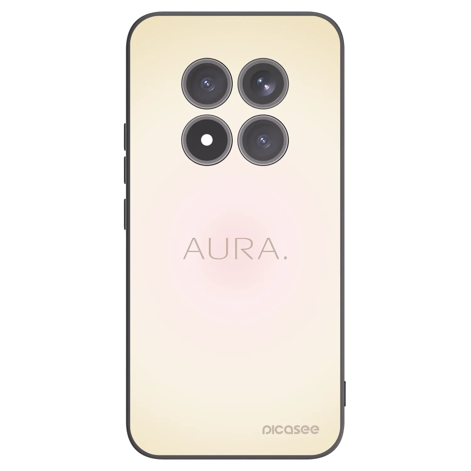 Picasee Μαύρη θήκη σιλικόνης για Xiaomi Redmi Note 15 Pro+ - Aura