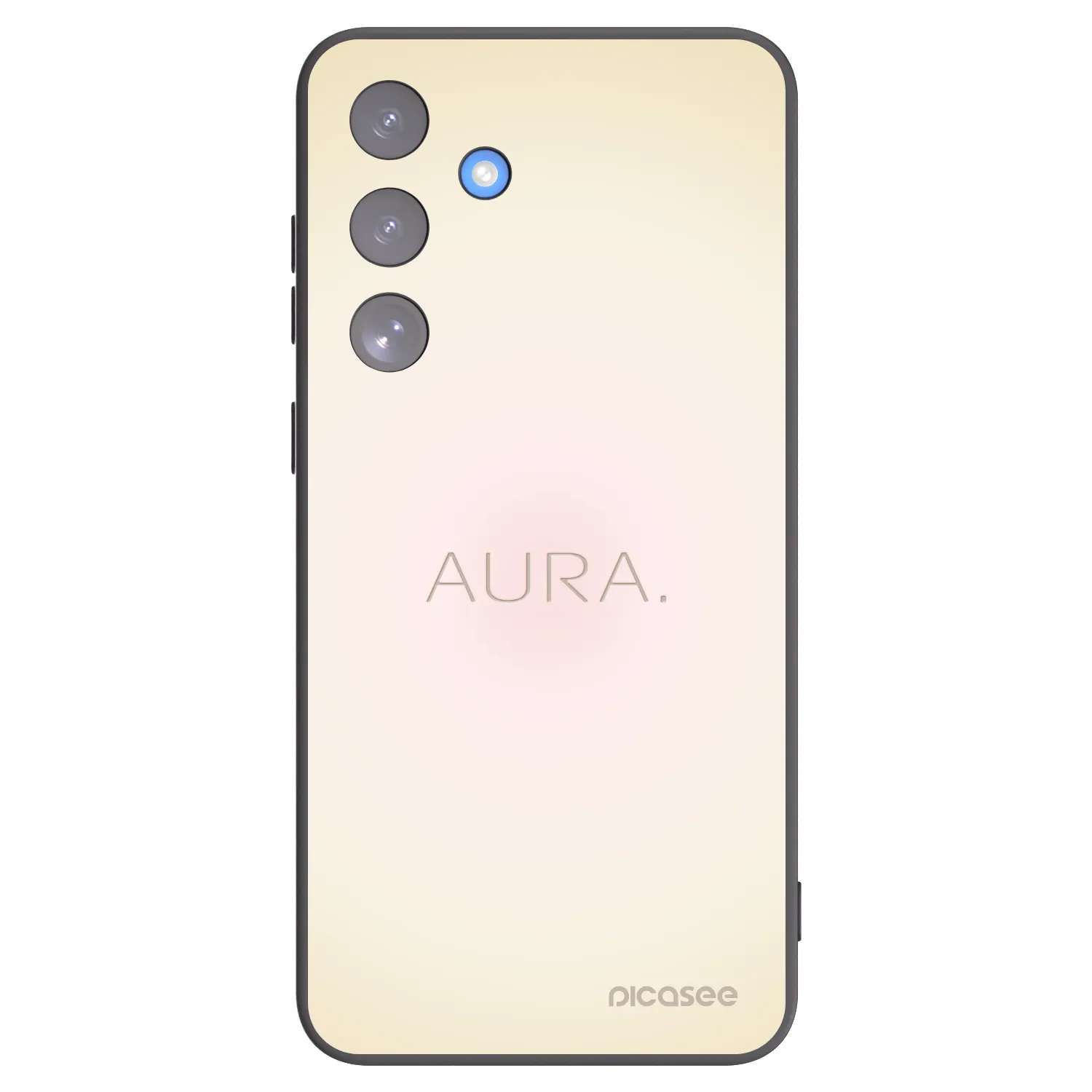 Picasee Μαύρη θήκη σιλικόνης για Samsung Galaxy S25 FE 5G - Aura