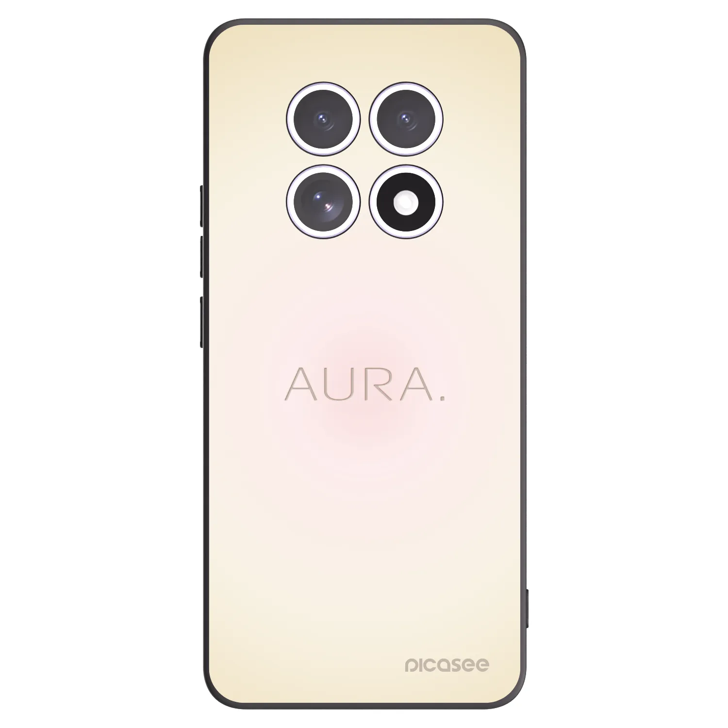 Picasee Μαύρη θήκη σιλικόνης για Xiaomi Redmi Note 15 - Aura