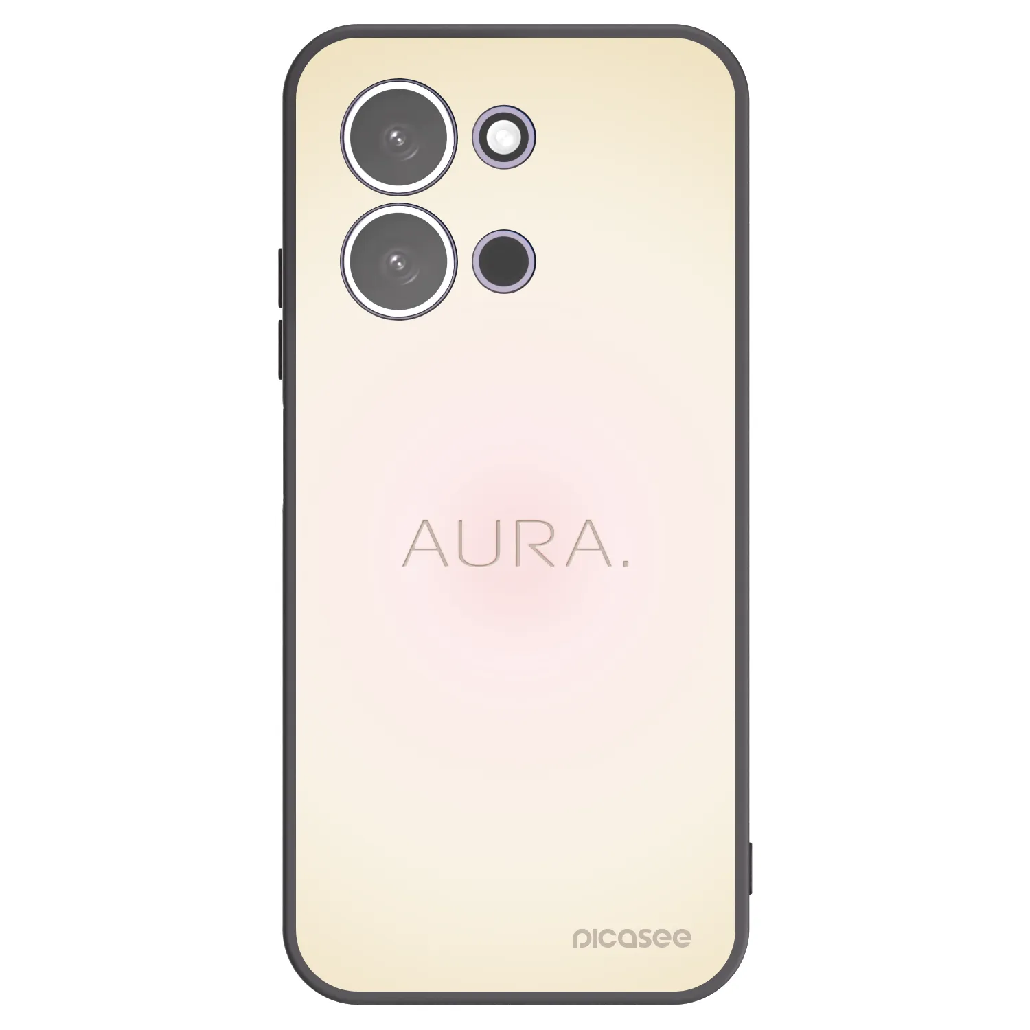 Picasee Μαύρη θήκη σιλικόνης για Xiaomi Redmi 15C 5G - Aura