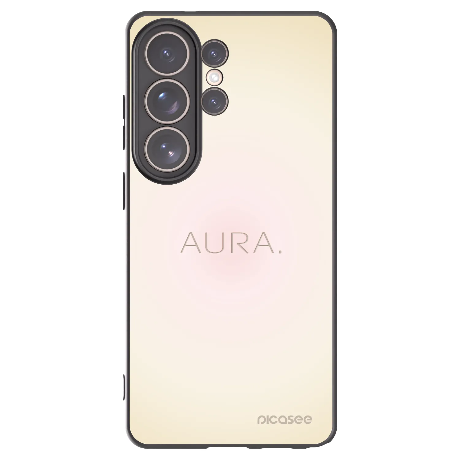 Picasee Μαύρη θήκη σιλικόνης για Samsung Galaxy S26 Ultra - Aura