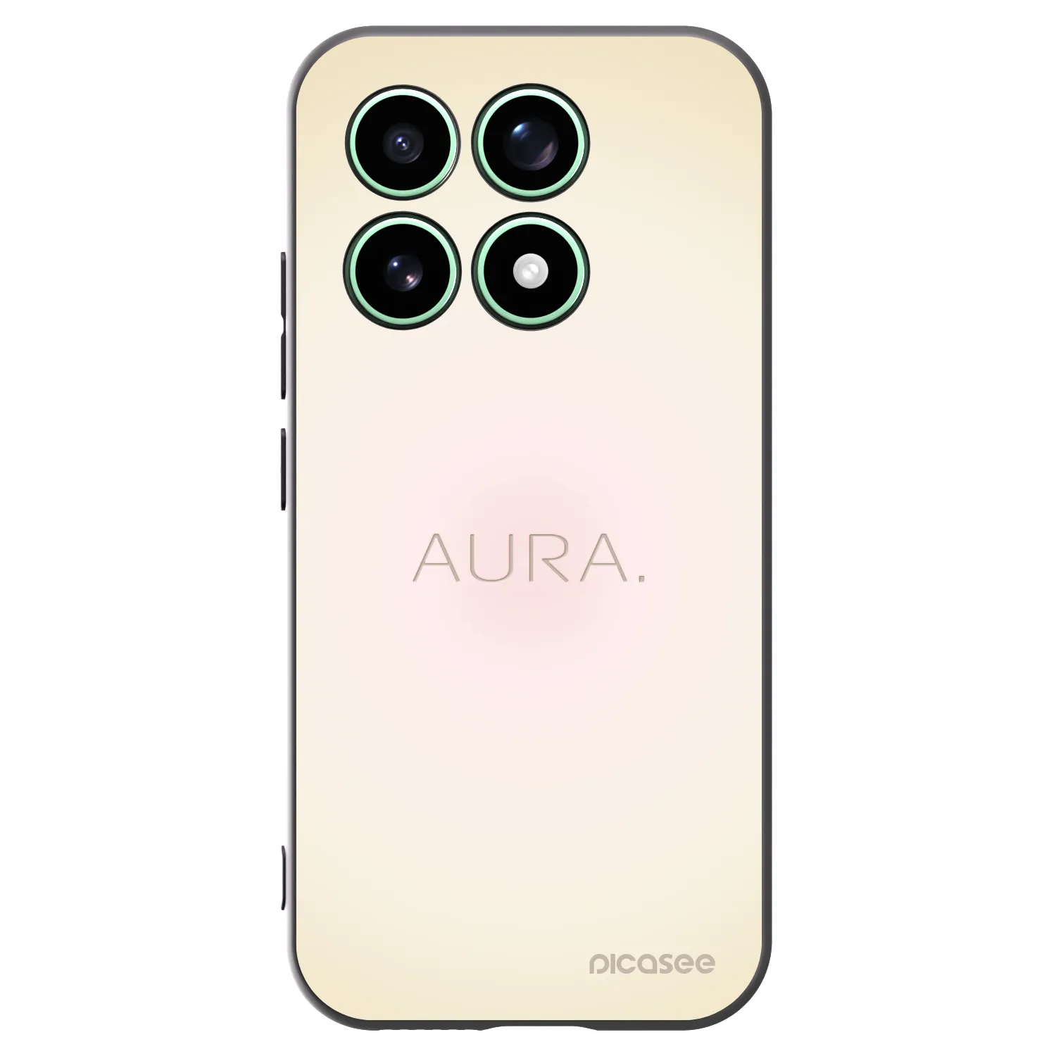 Picasee Μαύρη θήκη σιλικόνης για Xiaomi 17 - Aura