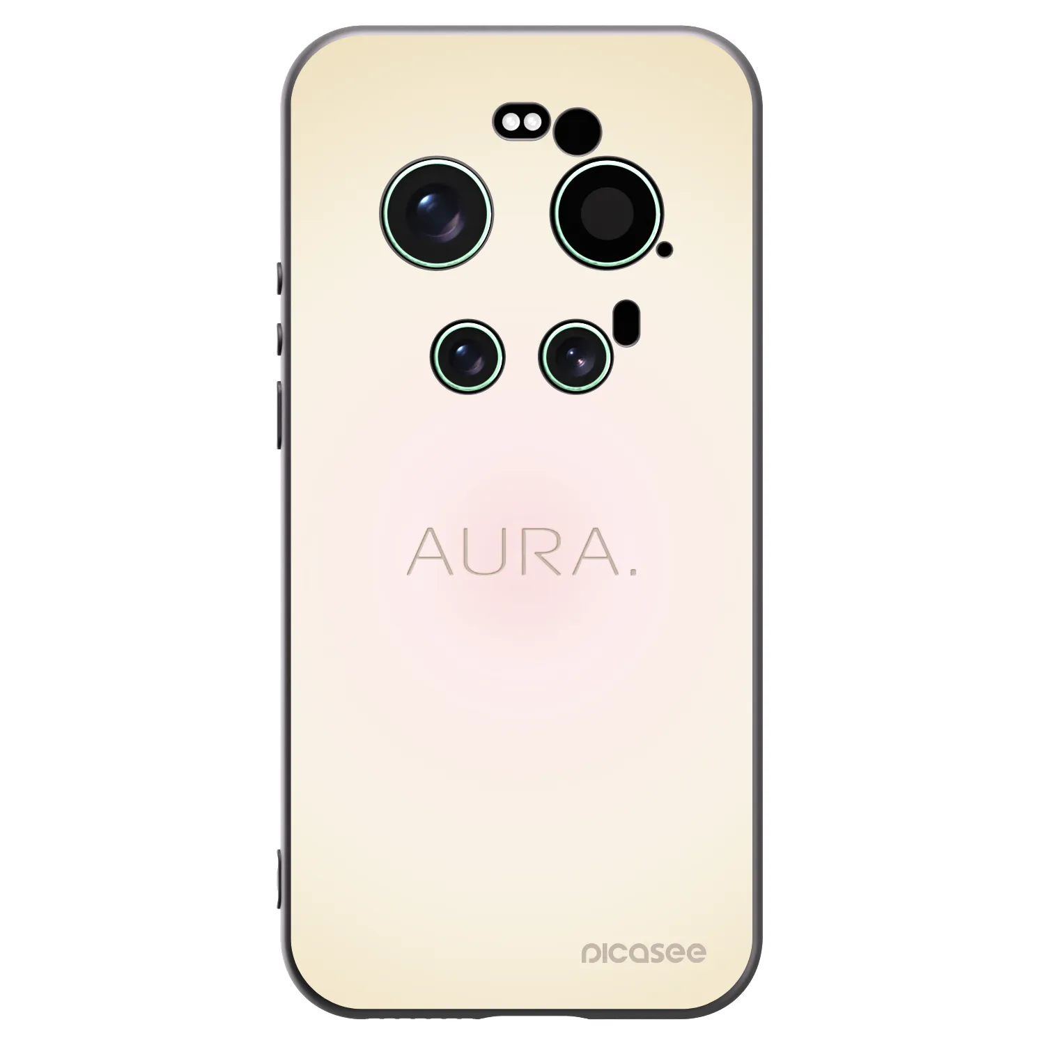 Picasee Μαύρη θήκη σιλικόνης για Xiaomi 17 Ultra - Aura