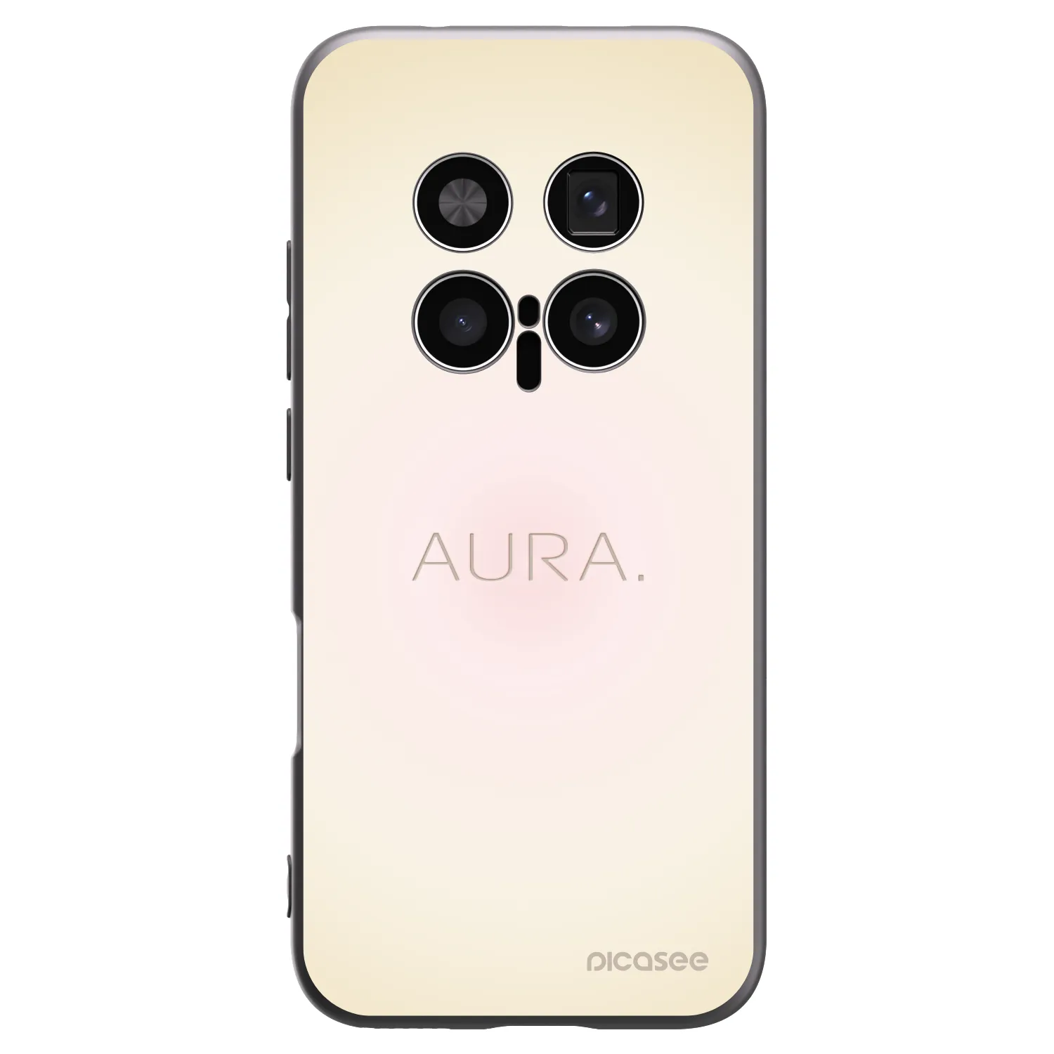 Picasee Μαύρη θήκη σιλικόνης για Honor Magic8 Pro 5G - Aura