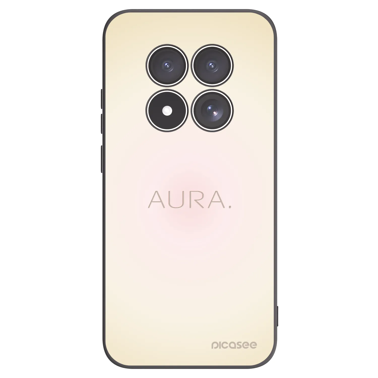 Picasee Μαύρη θήκη σιλικόνης για Xiaomi Redmi Note 15 Pro 5G - Aura