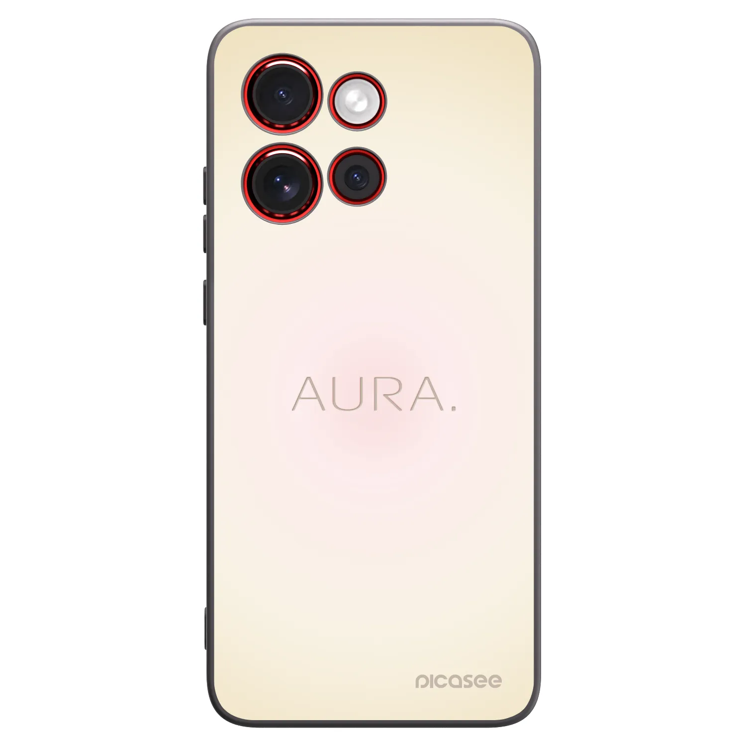 Picasee Μαύρη θήκη σιλικόνης για Motorola Edge 60 Neo 5G - Aura